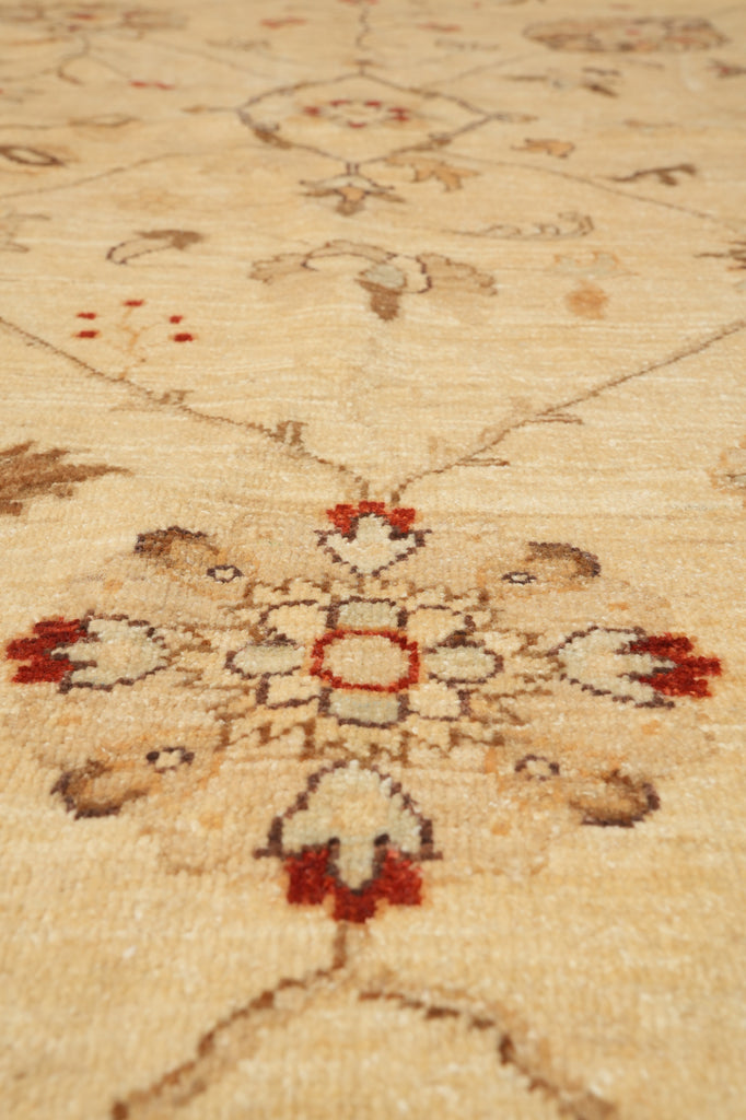 12 x 14.9 Chobi Peshawar Quality Rug Beige Brown Sale #PIX-11727