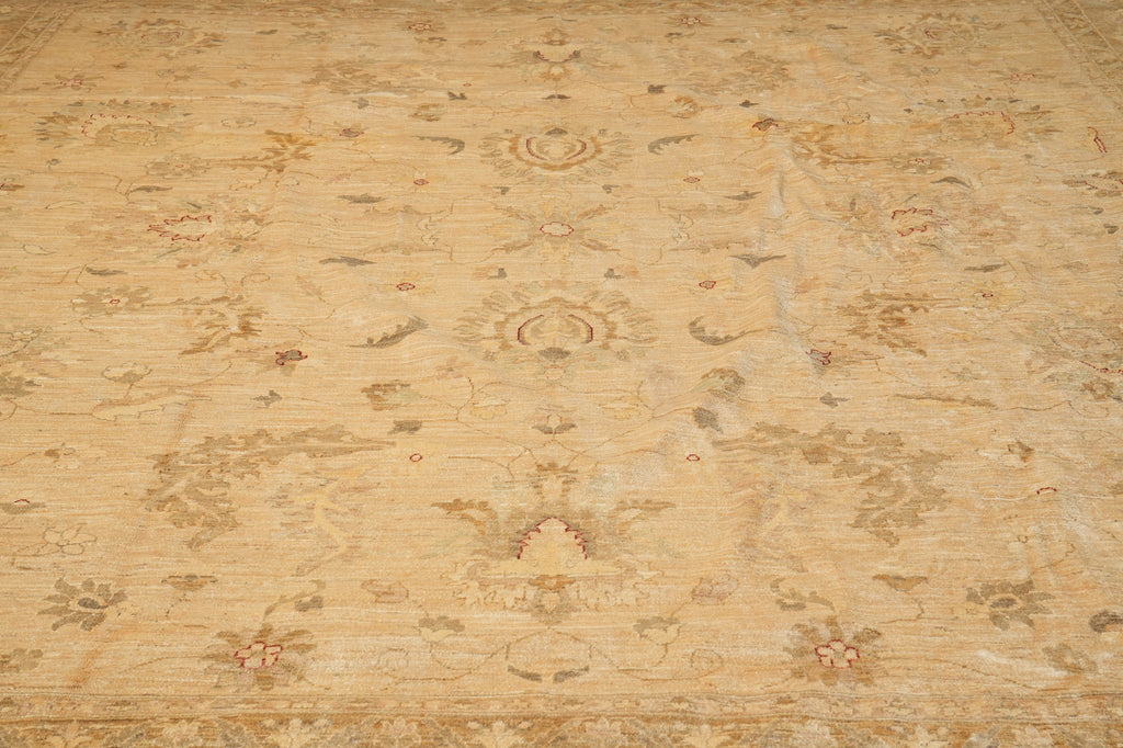 13.6 x 13.8Feet Square Quality Chobi Peshawar Rug #PIX-15436