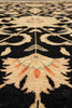 Load image into Gallery viewer, 10.3 x 14 Black Zigler Quality Handmade Rug Chobi Peshawar Natural Wool #F-4266