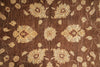 Load image into Gallery viewer, Close-up of a brown floral patterned rug