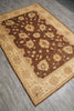 Load image into Gallery viewer, Decorative rug with floral pattern on a wooden floor