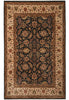Load image into Gallery viewer, Decorative rug with intricate patterns and a border