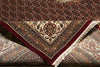 Load image into Gallery viewer, 9.9 x 13.4 High Quality Wool and Silk Tabriz Mahi Rug Black Handmade India #F-4268