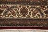 Load image into Gallery viewer, 9.9 x 13.4 High Quality Wool and Silk Tabriz Mahi Rug Black Handmade India #F-4268