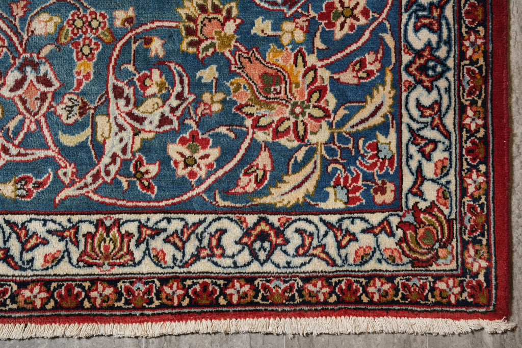 11 x 15 Authentic Persian Wool Najafabad Esfahan Rug Pre-Owned #PIX-1182