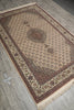 Load image into Gallery viewer, 5 x 8.3 Authentic Indian Tabriz Mahi Rug Wool and Silk 400 Kpsi #PIX-4739