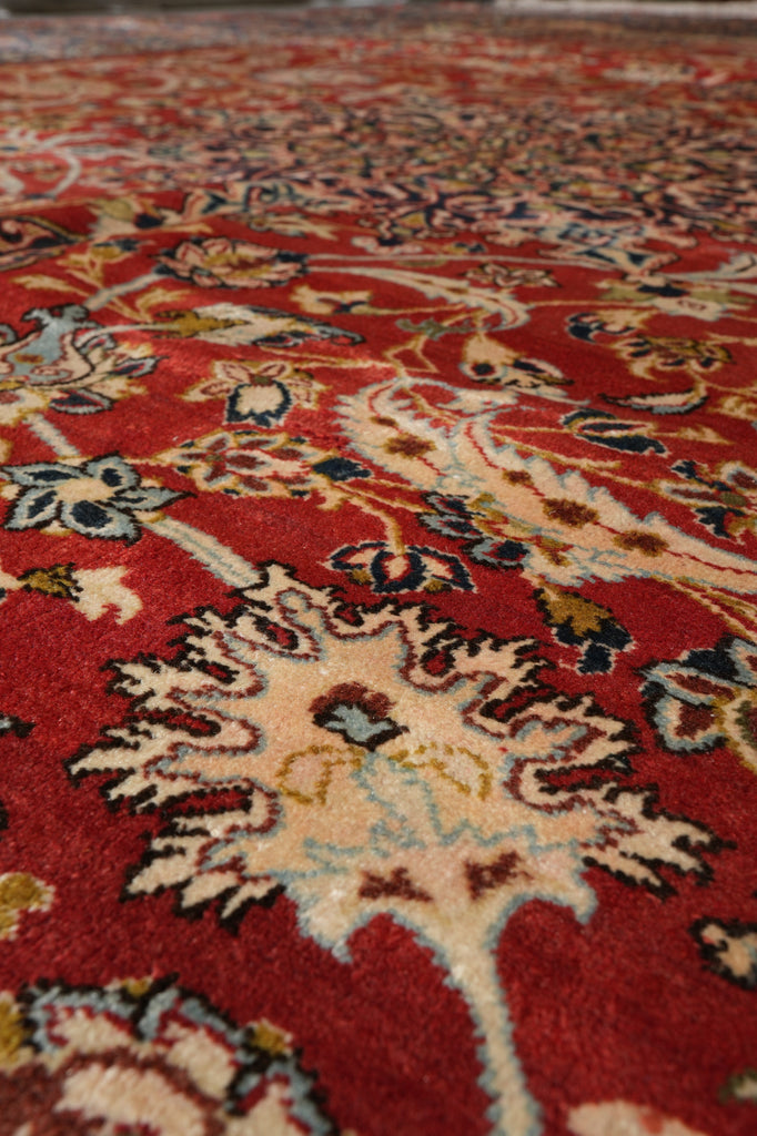 11 x 15 Authentic Persian Wool Najafabad Esfahan Rug Pre-Owned #PIX-1182