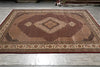Load image into Gallery viewer, 9.9 x 13.4 High Quality Wool and Silk Tabriz Mahi Rug Black Handmade India #F-4268