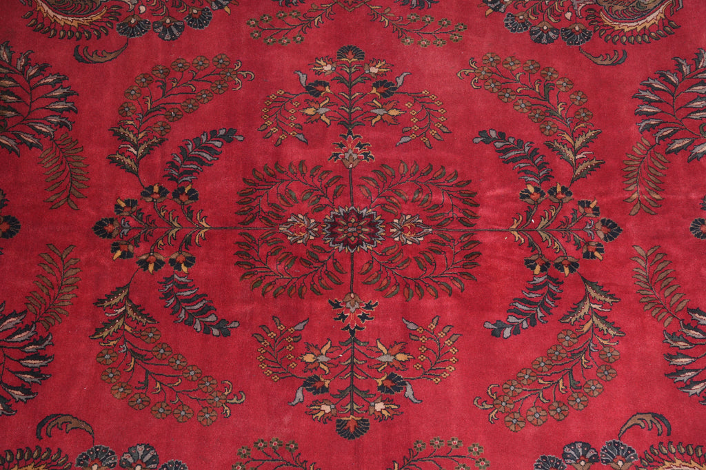 13 x 20.7 Large Hand-Knotted Sarouk Rug #PIX-5851