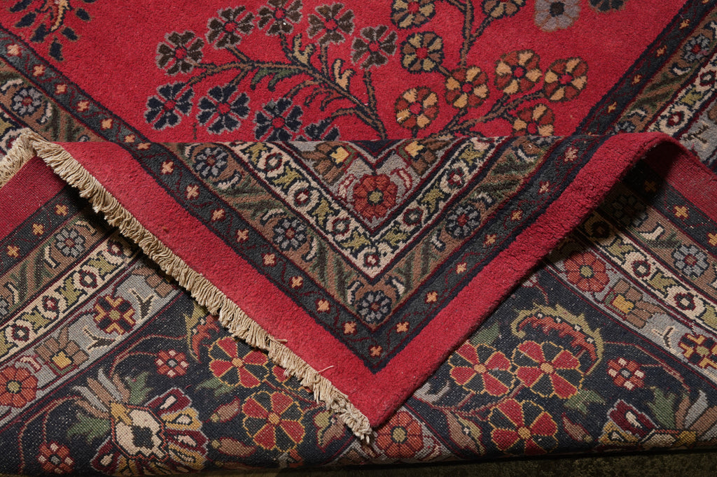 13 x 20.7 Large Hand-Knotted Sarouk Rug #PIX-5851