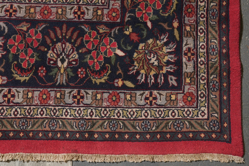13 x 20.7 Large Hand-Knotted Sarouk Rug #PIX-5851