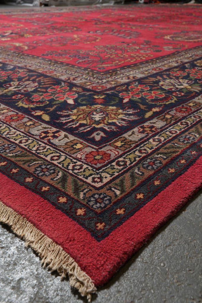 13 x 20.7 Large Hand-Knotted Sarouk Rug #PIX-5851