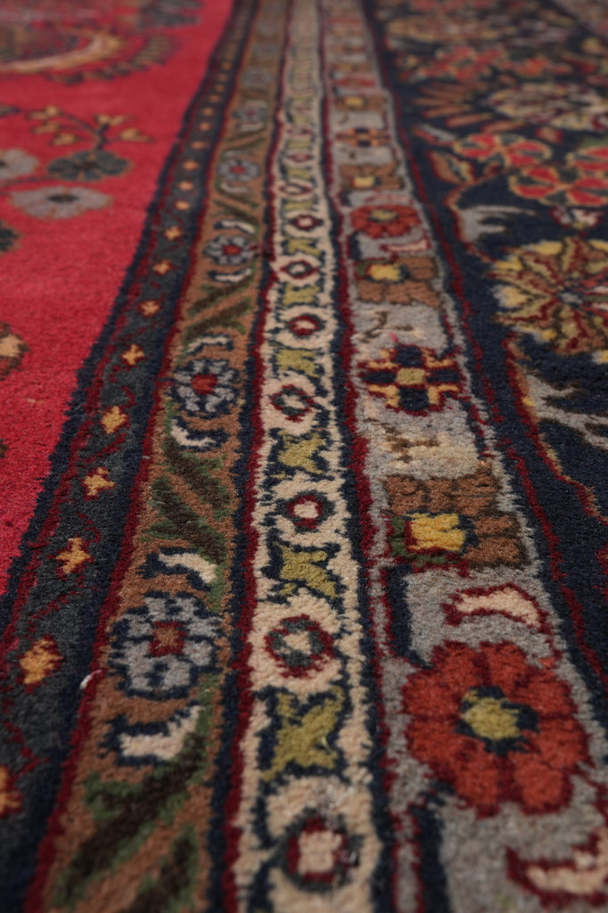 13 x 20.7 Large Hand-Knotted Sarouk Rug #PIX-5851