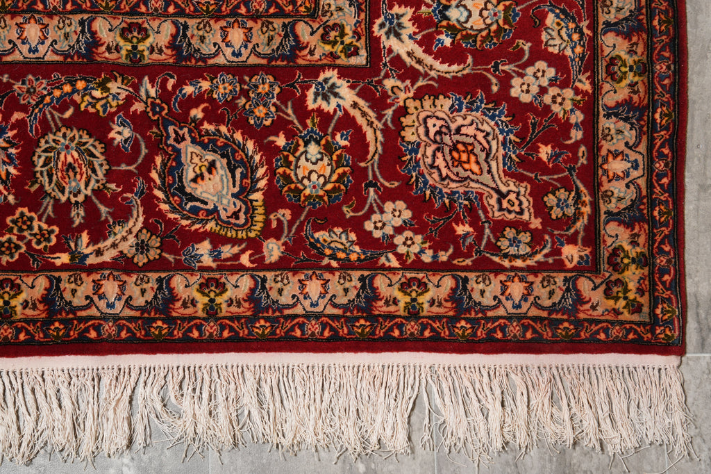 7.4 x 10.4 Estate Carpet Fine Wool and Silk Persian Esfahan Rug 500 KPSI #F-4511