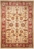 Load image into Gallery viewer, 10.1 x 13.8 Chobi Peshawar Rug Handmade Pakistan Beige Coral #F-4276