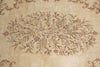 Load image into Gallery viewer, 11.3 x 18 Oval Unusual Rug French Aubusson Pattern Hooked Carpet #PIX-9198