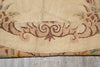 Load image into Gallery viewer, 11.3 x 18 Oval Unusual Rug French Aubusson Pattern Hooked Carpet #PIX-9198