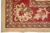 Load image into Gallery viewer, 10.1 x 13.8 Chobi Peshawar Rug Handmade Pakistan Beige Coral #F-4276