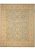 Load image into Gallery viewer, 11.8 x 14.8 Chobi Peshawar Rug Light Green Gold