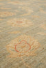 Load image into Gallery viewer, 11.8 x 14.8 Chobi Peshawar Rug Light Green Gold #F-5966