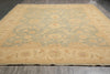 Load image into Gallery viewer, 11.8 x 14.8 Chobi Peshawar Rug Light Green Gold #F-5966