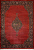 Load image into Gallery viewer, 12.4 x 18 Antique Persian Mahal Rug Low Pile
