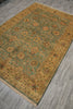 Load image into Gallery viewer, Decorative rug with floral patterns on a wooden floor