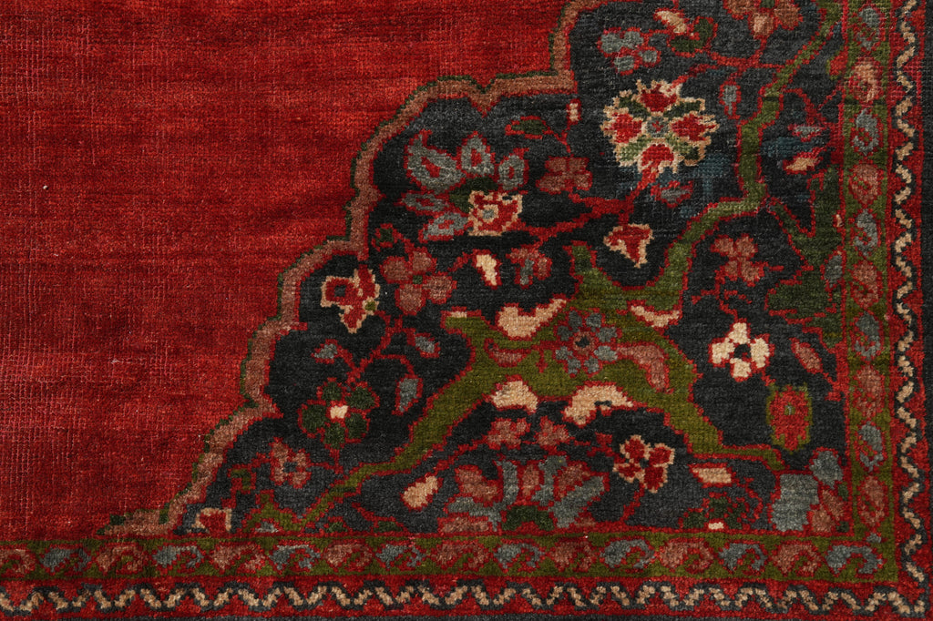 12.4 x 18 Antique Persian Mahal Rug Low Pile #PIX-5916
