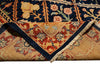 Load image into Gallery viewer, 10.2 x 13.2 Beautiful Quality Handmade Zigler Chobi Rug Transitional Dark Blue Gold #F-4280