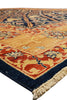 Load image into Gallery viewer, 10.2 x 13.2 Beautiful Quality Handmade Zigler Chobi Rug Transitional Dark Blue Gold #F-4280