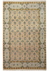Load image into Gallery viewer, Decorative rug with geometric pattern on a plain background
