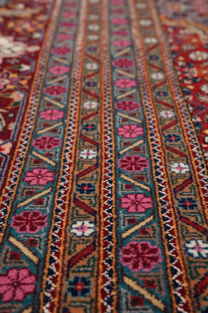 12 x 15 High Quality Wool and Silk on Silk Mahi Tabriz Rug #PIX-5799
