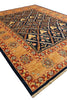 Load image into Gallery viewer, 10.2 x 13.2 Beautiful Quality Handmade Zigler Chobi Rug Transitional Dark Blue Gold #F-4280