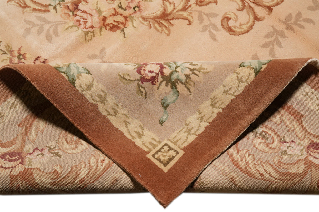 8.10 x 12 New Handmade Savaneri Aubusson Rug Wool Pile #F-4281