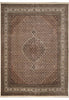 Load image into Gallery viewer, 10 x 13.6 High Quality Wool and Silk Herati Mahi Tabriz Rug Hand-Knotted 