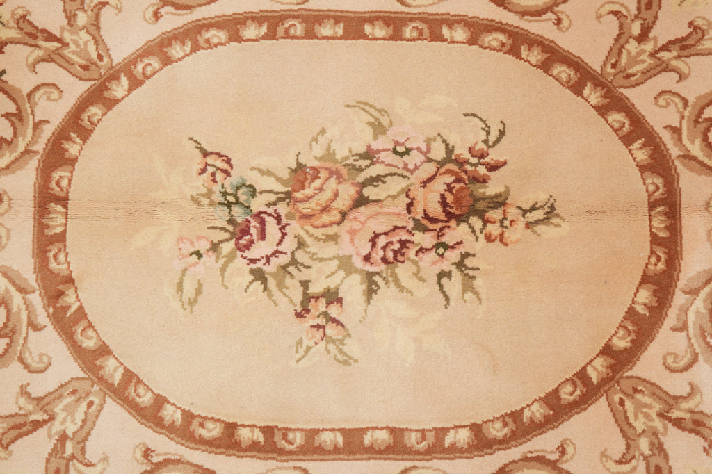 8.10 x 12 New Handmade Savaneri Aubusson Rug Wool Pile #F-4281