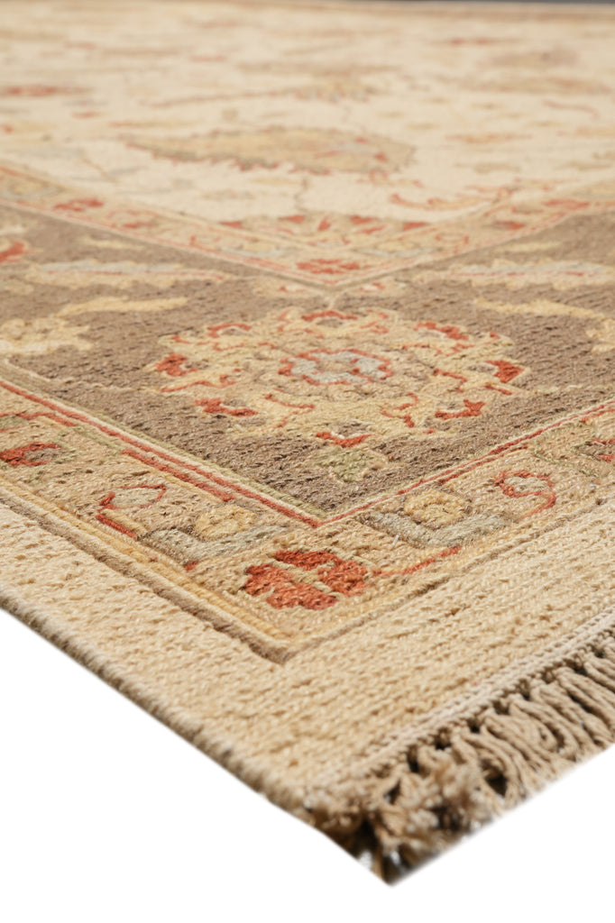 9 x 12 Decorative Handmade Agra Rug Neutrals #F-4282