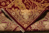 Load image into Gallery viewer, 12 x 18 Hand-Knotted Agra Large Rug Red Gold #PIX-139