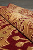 Load image into Gallery viewer, 12 x 18 Hand-Knotted Agra Large Rug Red Gold #PIX-139