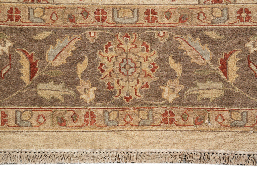 9 x 12 Decorative Handmade Agra Rug Neutrals #F-4282
