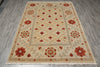 Load image into Gallery viewer, Decorative rug with floral patterns on a wooden floor