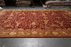 Load image into Gallery viewer, 12 x 18 Hand-Knotted Agra Large Rug Red Gold #PIX-139