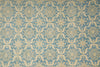 Load image into Gallery viewer, Patterned fabric with blue and beige design