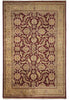 Load image into Gallery viewer, 12.3 x 18 Hand-Knotted Agra Rug Burgundy Gold