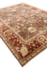 Load image into Gallery viewer, 9.2 x 11.10 Brown Rust Handmade Jaipur Rug #F-4283