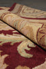 Load image into Gallery viewer, 12.3 x 18 Hand-Knotted Agra Rug Burgundy Gold #F-4515