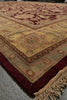 Load image into Gallery viewer, 12.3 x 18 Hand-Knotted Agra Rug Burgundy Gold #F-4515