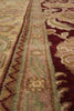 Load image into Gallery viewer, 12.3 x 18 Hand-Knotted Agra Rug Burgundy Gold #F-4515
