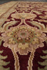 Load image into Gallery viewer, 12.3 x 18 Hand-Knotted Agra Rug Burgundy Gold #F-4515