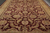 Load image into Gallery viewer, 12.3 x 18 Hand-Knotted Agra Rug Burgundy Gold #F-4515